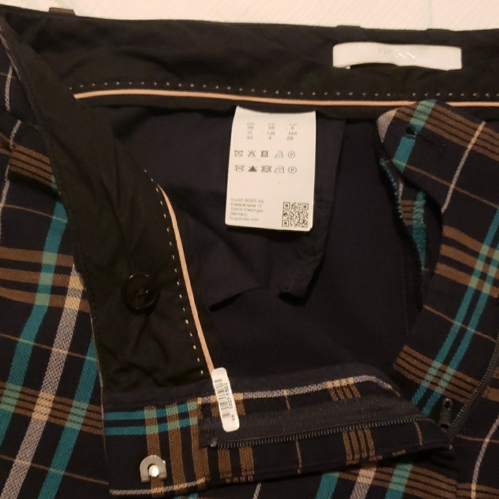 HUGO BOSS Classic Blue and Black with Straight Leg,sz 4. - Picture 2 of 7